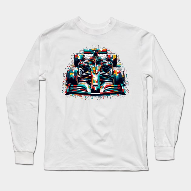 Formula One Long Sleeve T-Shirt by Vehicles-Art